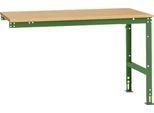 Manuflex Ansatztisch UNIVERSAL Standard, Tischplatte Multiplex, 1500x1000, resedagrün