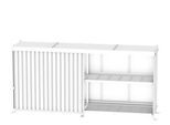 Regalcontainer BAUER CEN 65-2 IBC, Stahl, Schiebetor, B 6915 x T 1550 x H 3445 mm, blau