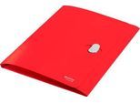 Leitz® Dokumentenmappe Recycle, A4, bis zu 150 Blatt, 3 Einschlagklappen, blickdicht, 100 % recycelbar, Blauer Engel, Kunststoff, rot