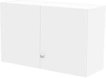 Schäfer Shop Genius Aufsatzschrank TETRIS WALL, 2 Ordnerhöhen, Türanschlag rechts, B 1200 x T 440 x H 740 mm, weiß
