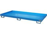 Regalwanne Typ RW/RW 2700-1, ohne Gitterrost, blau RAL5012