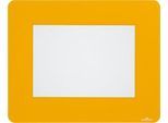 Bodenmarkierungsfenster Durable, für den Innenbereich, Format A5, rutschhemmend, selbstklebend & wiederablösbar signalgelb, 10 Stück