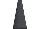 Schmutzfangmatte miltex Eazycare Style, eckig, antistatisch, UV-beständig, waschbar, High-Twist-Nylon & Niltrilgummi, 850 x 3000 mm, schwarzgrau