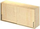 Schäfer Shop Genius Aufsatz-Schiebetürenschrank TETRIS WOOD, 2 OH, B 1600 mm, Höhe inkl. Gleiter, Ahorn-Dekor
