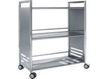 Servierwagen artline, alusilber