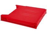 Ablagefach Eichner Big, für Wandsortierer, Füllhöhe 34 mm, B 262 x T 42 x H 302 mm, rot