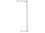 LED-Stehleuchte Waldmann LAVIGO, 112 W, 15250 lm, 4000 K, dimmbar, Multifunktionstaster, Bewegungs- & Tageslichtsensor, Direkt-/Indirektlicht, silber