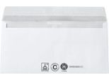 Briefumschläge, DIN lang, mit Haftklebeverschluss, ohne Fenster, hochweiß, Recyclingpapier, 80 g/m², 1000 Stück