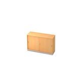 Schiebetürenschrank, 2 OH, B 1200 x T 400 mm, Buche-Dekor