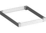 PX Sockel, Stahlblech, pulverbeschichtet/verzinkt, B 600 x T 1000 mm