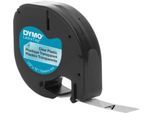 Schriftbandkassette für DYMO® Letra Tag, Kunststoff, 12mm, transparent