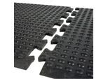 Arbeitsplatzmatte Bubblemat Nitril, Modulfunktion Endmatte, 600 x 900 mm