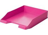 Ablagekorb HAN Klassik, für Format A4/C4, mit Beschriftungsfeld, stapelbar, B 255 x T 348 x H 65 mm, Kunststoff, pink, 10 Stück