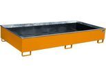 Bauer Regalwanne RW 2700-3 PE, mit PE-Einsatz, L 2665 x B 1315 x H 440 mm, gelborange RAL 2000