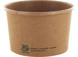 Suppenbecher Papstar pure, 230 ml, Ø 98 x 60 mm, 25 Stk., Frischfaser-Karton, braun