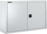 Schäfer Shop Select Aufsatzschrank MS 8409i, B 950 x T 400 x H 800 mm, 1 Boden, Stahl, lichtgrau RAL 7035/lichtgrau RAL 7035