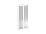 Glastürenschrank TARA, 5 Ordnerhöhen, B 800 x T 346 x H 1880 mm, weiß