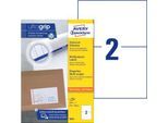 AVERY Zweckform Universal Etiketten 3655, ultragrip, A4, matt, 200 Etiketten