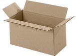 Wellpapp-Faltkartons, 1-wellig, 200 x 100 x 100 mm, braun