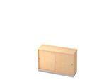 Schiebetürenschrank, 2 OH, B 1200 x T 400 mm, Ahorn-Dekor