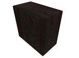 Flügeltürenschrank SOLUS PLAY, 2 Ordnerhöhen, grifflos, B 800 x T 440 x H 748 mm, Mooreiche