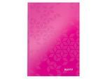 LEITZ Notizbuch WOW 4628, DIN A5, kariert, pink