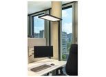 LED-Tischleuchte SLV Worklight, Touch-Dimmer, 7600 Lumen, 79 W, 200-240 V, PIR-Sensor, festverbaute LEDs, L 692 x B 310 x H 1200 mm, schwarz