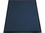 Schmutzfangmatte miltex Eazycare Style, eckig, antistatisch, UV-beständig, waschbar, High-Twist-Nylon & Niltrilgummi, 600 x 850 mm, stahlblau