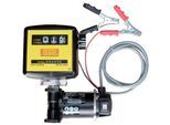 Elektropumpe CEMO Cematic 3000/12 K33 AZ, 12V, 40 l/min, selbstansaugend, Zählwerk, Zapfpistole, 4 m Befüllschlauch