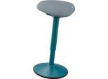 Sitz-/Stehhilfe Leitz Ergo Active, ergonomisch, höhenverstellbar, dreieckiger Komfortsitz, Schaumpolsterung, Tragegriff, bis 100 kg, dunkelgrau