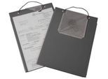 EICHNER Auftragstasche Edge, für DIN A4 Dokumente, Schlüsselfach, B 230 x T 5 x H 330 mm, 10 Stück, grau