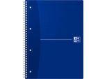Oxford Office-Collegeblock, DIN A4+, 70 Blatt kariert, 5er Pack, blau
