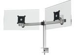 Monitorarm Durable, für 2 Displays 21-27", VESA, dreh-& neigbar, höhenverstellbar, mit Tischklemme