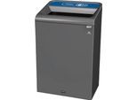 Rubbermaid Recyclingstation Configure, für Papier, mit Magnetverbindung, B 495 x T 610 x H 975 mm, 125 l, blau