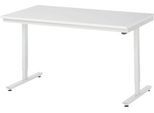 Rau Arbeitstisch Adlatus, elektrisch höhenverstellbar, 22 mm Spanplatte mit Melaminbelag, bis 150 kg, B 1500 x T 800 x H 720-1120 mm, lichtgrau
