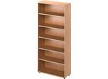 Schäfer Shop Genius Regal TETRIS WOOD, 6 OH, Höhe inkl. Gleiter, B 1000 mm, Buche-Dekor