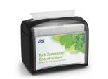 Tork® Serviettenspender Xpressnap Fit® 272611, Einzelblattausgabe, Füllstandanzeige, Werbefläche, L 150 x B 201 x H 155 mm, Kunststoff, schwarz