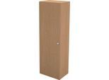 Schäfer Shop Genius Garderobenschrank TETRIS WALL, 1 Fachboden, Türanschlag links, B 600 x T 440 x H 1880 mm, Buche-Dekor
