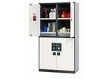 Chemikalienschrank asecos CS-CLASSIC-MultiRisk, Flügeltüren, Front Reinweiß, B 1055 x T 520 x H 1950 mm
