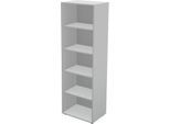 Schäfer Shop Genius Regal TETRIS WALL, 5 Ordnerhöhen, B 600 x T 420 x H 1880 mm, lichtgrau