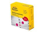 Avery Zweckform Markierungspunkte Spenderbox, permanent haftend, Dm. 19 mm, rot