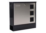 Rottner Briefkasten Design Mailbo x schwarz