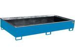 Bauer Regalwanne RW 2700-3 PE, mit PE-Einsatz, L 2665 x B 1315 x H 440 mm, lichtblau RAL 5012