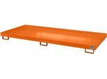 Regalwanne Typ RW/RW 3300-1, ohne Gitterrost, orange RAL2000