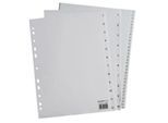 Schäfer Shop Select Sparset Ordner-Register, Zahlen 1-10, jeweils 12 Sätze, grau