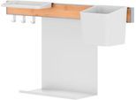 tesa® Küchenorganizer Kombi-Set S, Reling-System, weiß, Power.Kit, bis 10 kg, L 150 x B 600 x H 340 mm,