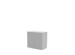 Schäfer Shop Genius Aufsatzschrank TETRIS WALL, 2 Ordnerhöhen, Türanschlag rechts, B 800 x T 440 x H 740 mm, lichtgrau