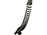 Kabelspirale, Ausziehhöhe 1300 mm, Ø 90 mm, vertikal bis zum Boden, universell, Kunststoff, schwarz