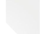 Trapezplatte ULM, B 1200 x T 1200 mm, weiß