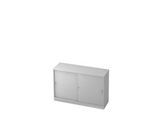 Schiebetürenschrank, 2 OH, B 1200 x T 400 mm, lichtgrau